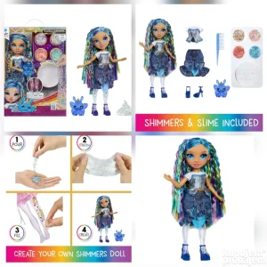 Rainbow High Shimmers with Slime Skyler, Bella, Iris, Violet