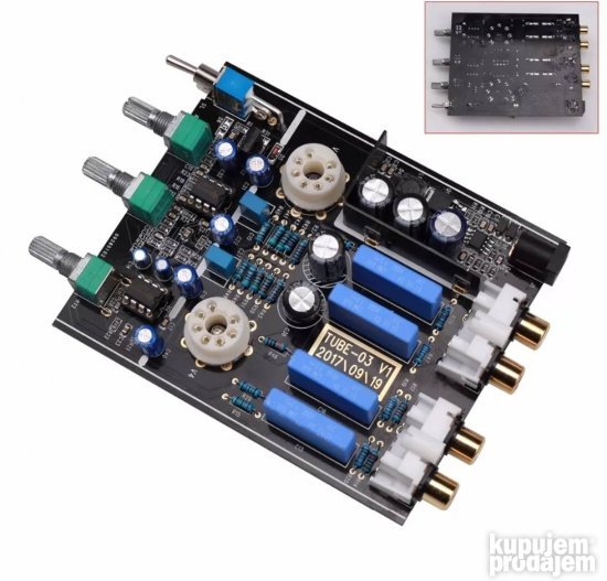FX-Audio TUBE-03 Mini HiFi Audio Lampaško Predpojačalo 6K4