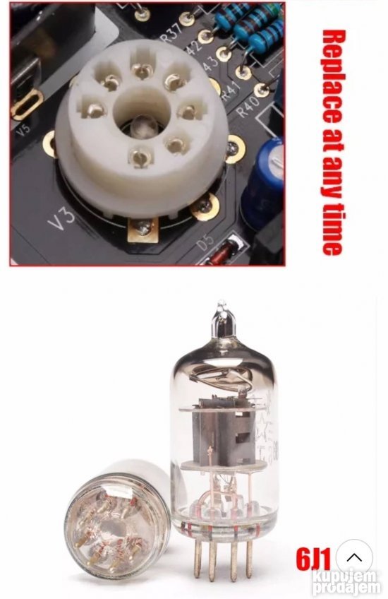 FX-Audio TUBE-03 Mini HiFi Audio Lampaško Predpojačalo 6K4