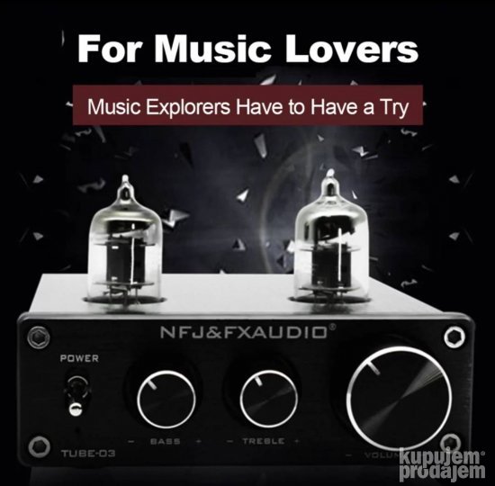 FX-Audio TUBE-03 Mini HiFi Audio Lampaško Predpojačalo 6K4