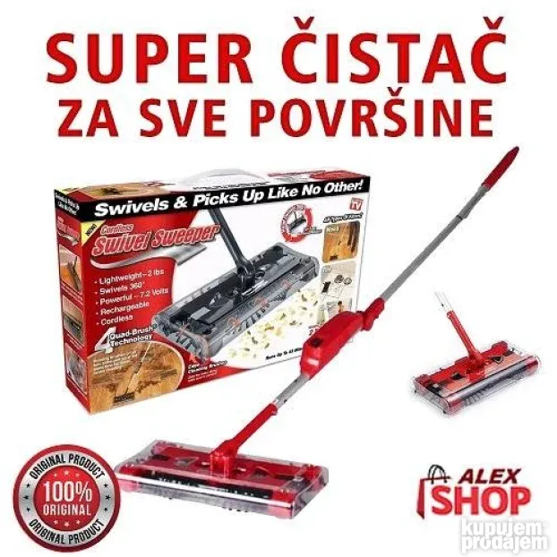 Super BEŽIČNI Usisivac i Aspirator Walter Sweeper