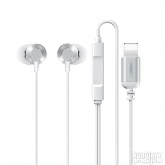 Slusalice REMAX RM-512i za iPhone lightning sive