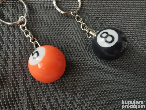 Kugla za bilijar Privezak Kaychain Pool ball 4+1