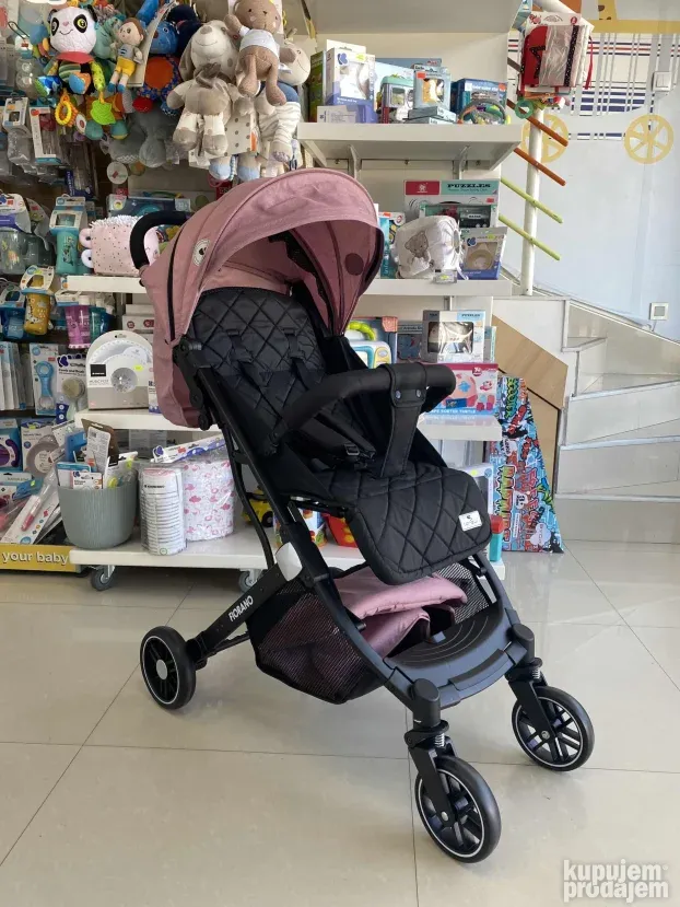 Kofer kolica Fiorano roze