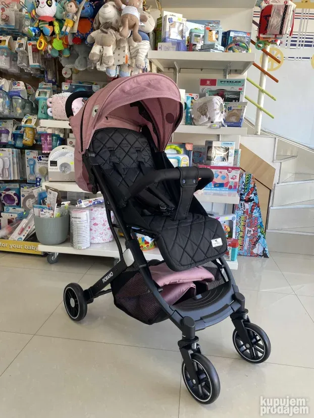 Kofer kolica Fiorano roze