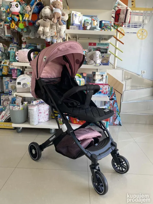 Kofer kolica Fiorano roze