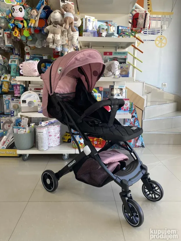 Kofer kolica Fiorano roze