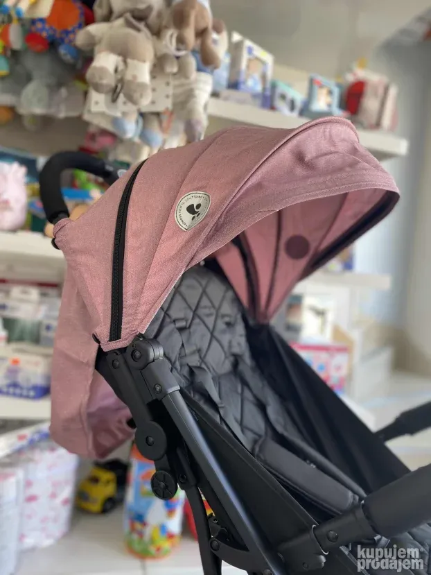 Kofer kolica Fiorano roze