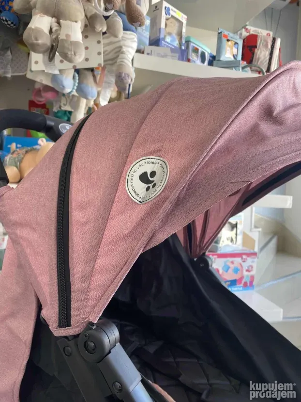 Kofer kolica Fiorano roze