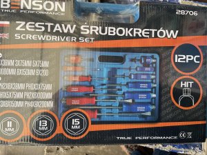 Set srafcigera 12 komada Moller