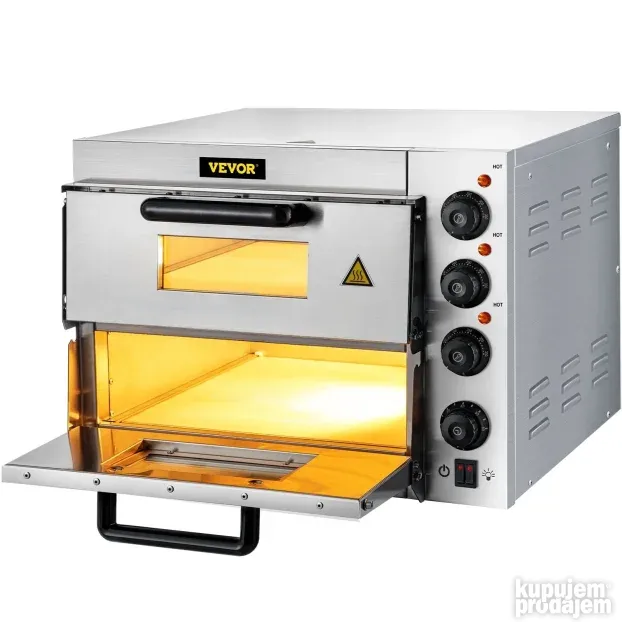 Profesionalni Elektricni Pica Pizza Sporet Pec Pekac 1950W