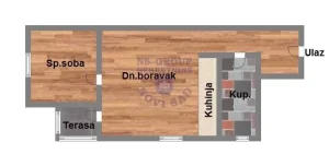 Jednoiposoban izgradnja, Adice, 39m2!