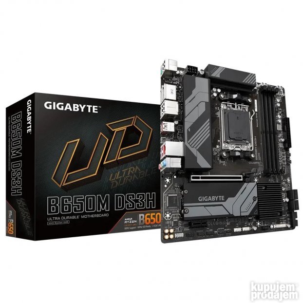 AMD Ryzen 5 7600X AM5 BOX + GIGABYTE B650M DS3H (rev. 1.0)