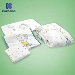 Kikka Boo Posteljina sa ogradicom Elephant Time KKB60074