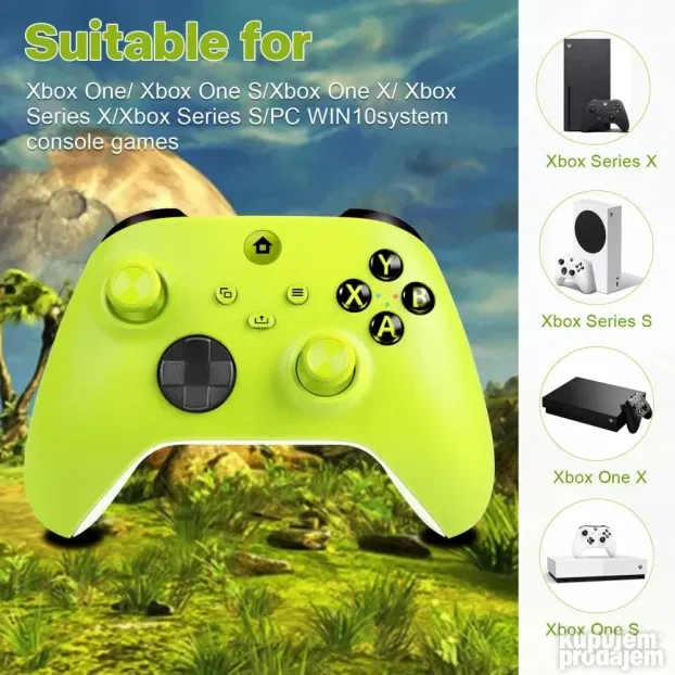 Joypad WIFI kontroler za XBOX One, XBOX X series zeleni