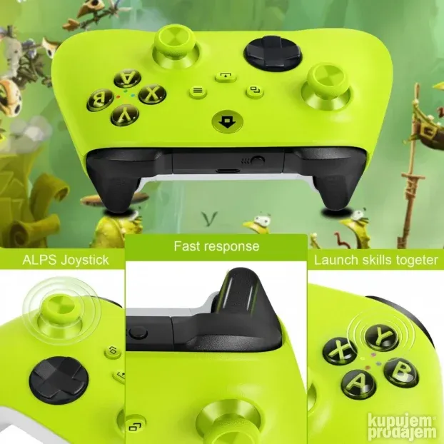 Joypad WIFI kontroler za XBOX One, XBOX X series zeleni