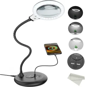 Lupa sa svetlom sa 30 LED dioda i USB portom
