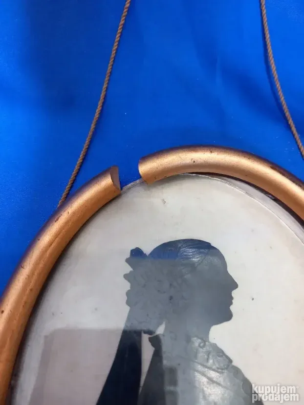 Stara slika dame 1860