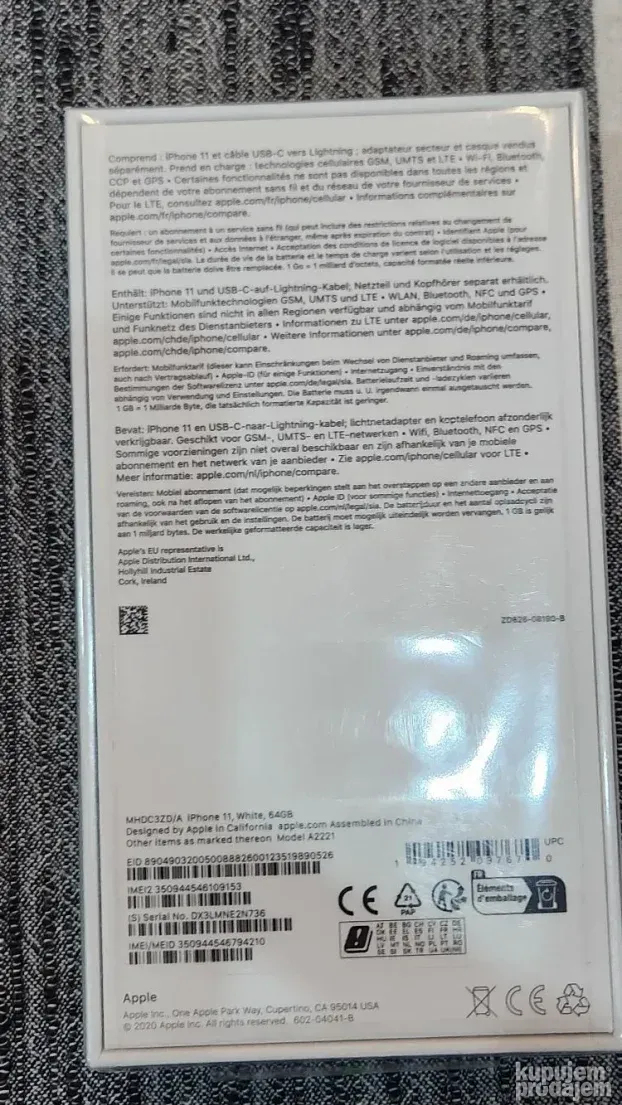 Iphone 11 64gb White Beli Nov Eu