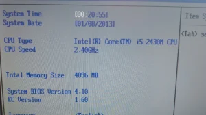 Toshiba tecra R850 i5 2430M