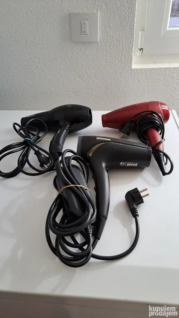 Fen za kosu 3 komada i cetka za oblikovanje i sušenje kose