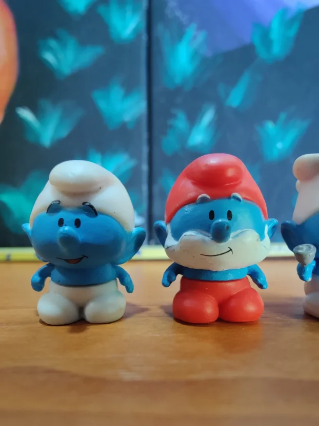 3 mala originala preslatki Strumfovi The Smurfs Štrumpfovi