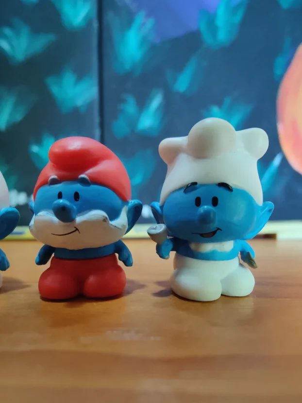 3 mala originala preslatki Strumfovi The Smurfs Štrumpfovi