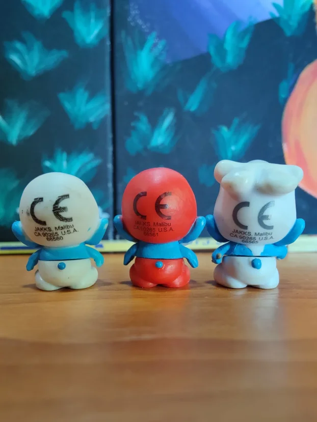 3 mala originala preslatki Strumfovi The Smurfs Štrumpfovi