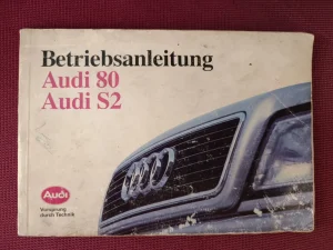 Uputstvo Audi 80 S2