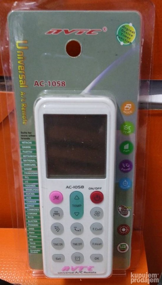 Daljinski za klimu UNIVERZALNI-AC 1058