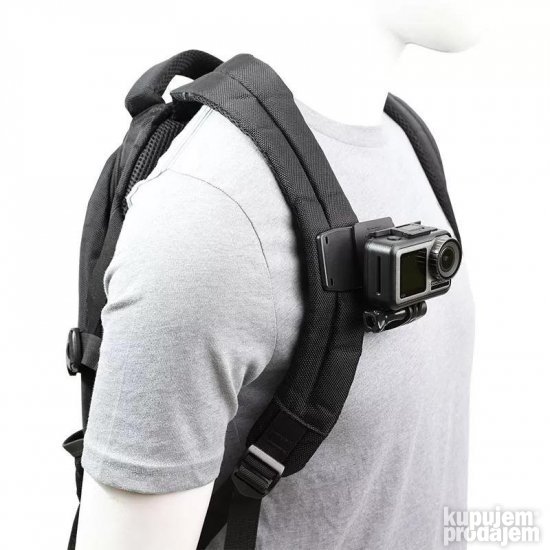 Rotirajuca Stipaljka za GoPro Hero Clamp Stipaljka za Ranac