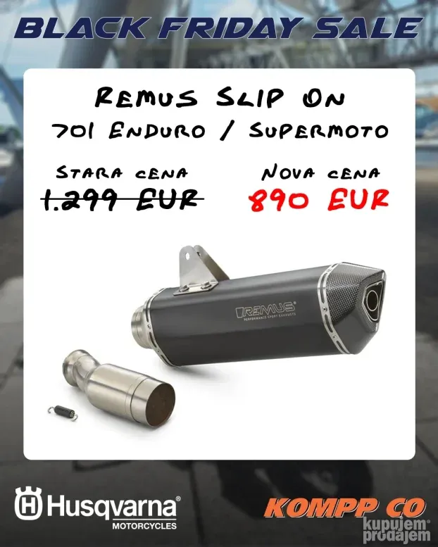 Remus Slip ON sa katalizatorom KTM LC4