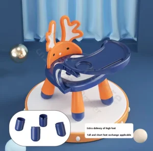 Stolica za bebe sa posluzavnikom 4u1