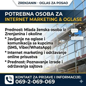 Potreban radnik za internet marketing