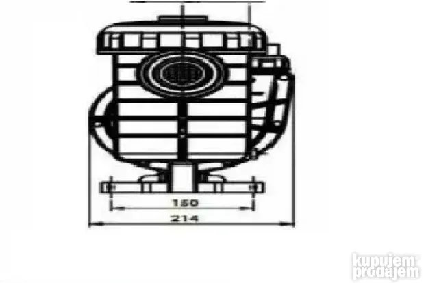 Pumpa za bazen NOZBART SIRIN 9,5/12,5/21m3/h