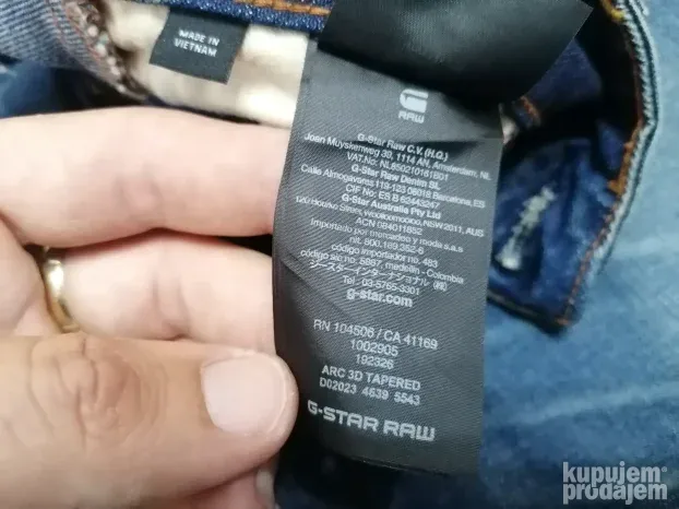 1061 - G-STAR RAW arc 3D Trapered farke 30/32 Original NOVO
