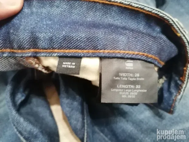 1061 - G-STAR RAW arc 3D Trapered farke 30/32 Original NOVO