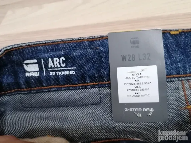 1061 - G-STAR RAW arc 3D Trapered farke 30/32 Original NOVO