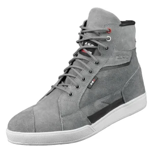 LS2 DOWNTOWN WP vodootporne kožne sive muške patike za motor