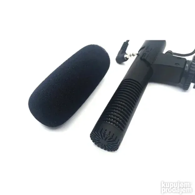 Usmereni mikrofon 3.5mm stereo za DSLR kamere i foto-aparate