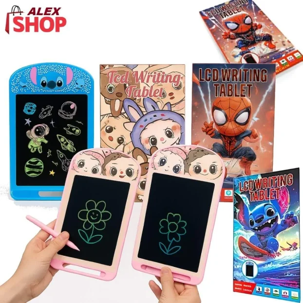 LCD Tablet Piši Briši za decu Spiderman, Labubu, Stitch