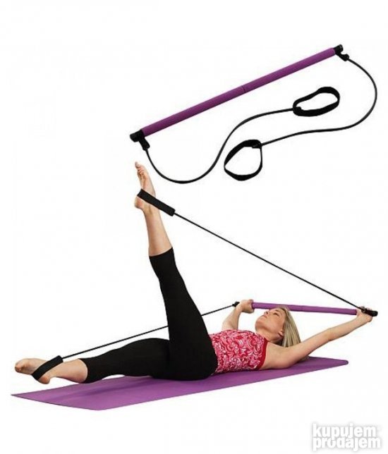 OBLIKUJTE Noge I Zadnjicu: PILATES Trake Za Vežbanje + DVD