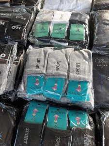 3/4 muske carape sive,crne,bele 12 pari 1000 din