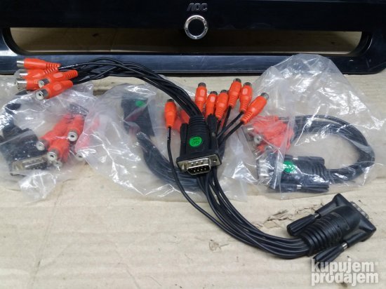 Hitno! kablovi Serijski port na 8 x činč audio
