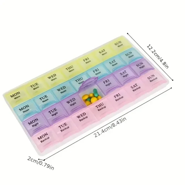 Organizator/Dozator za Lekove  sa 21pregradom