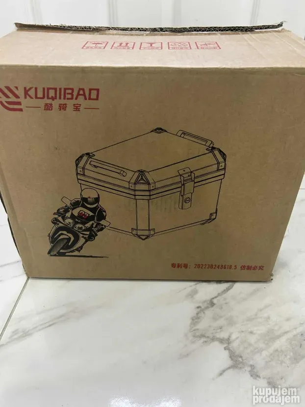 Aluminijumski kofer za motore i skutere 35L