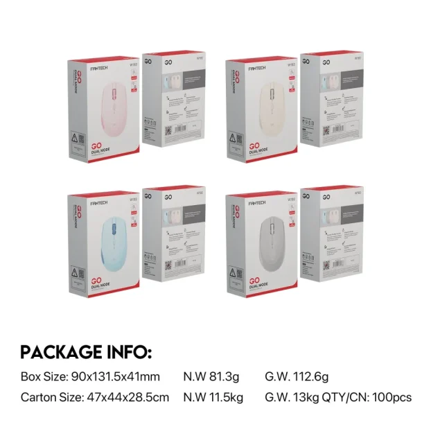 Kancelarijski Wireless is Fantech W193 plavi