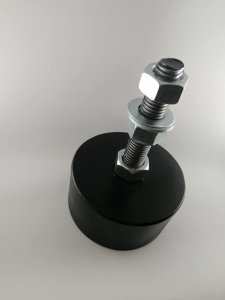 Gumeno-metalna stope/noge za ind.mašine fi 70 mm