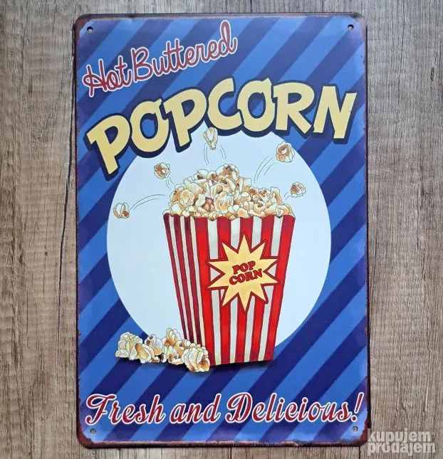 Metalna tabla POPCORN