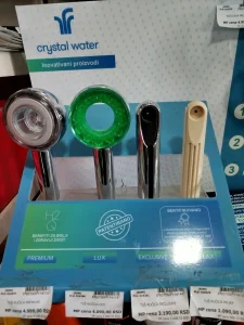 CRYSTAL WATER - tuš ručice - INOVATIVNI proizvodi